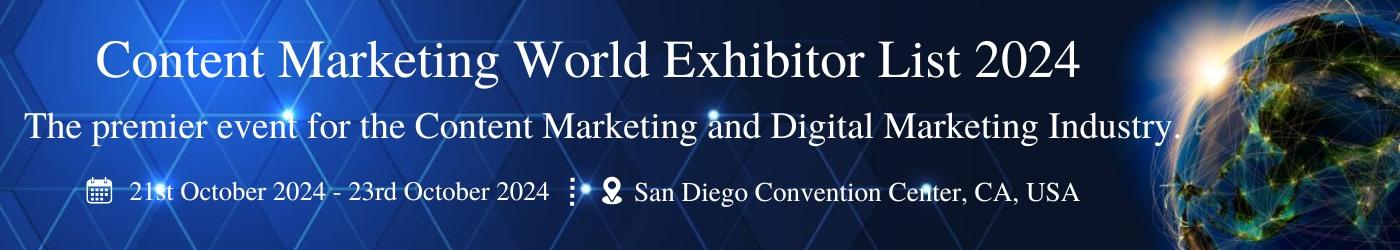Content Marketing World Exhibitor List