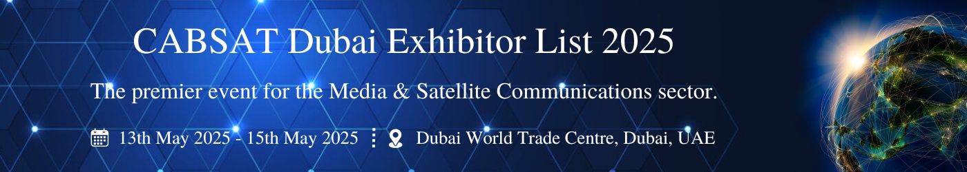 CABSAT Dubai Exhibitor List