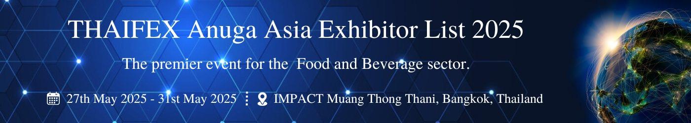 THAIFEX Anuga Asia Exhibitor List