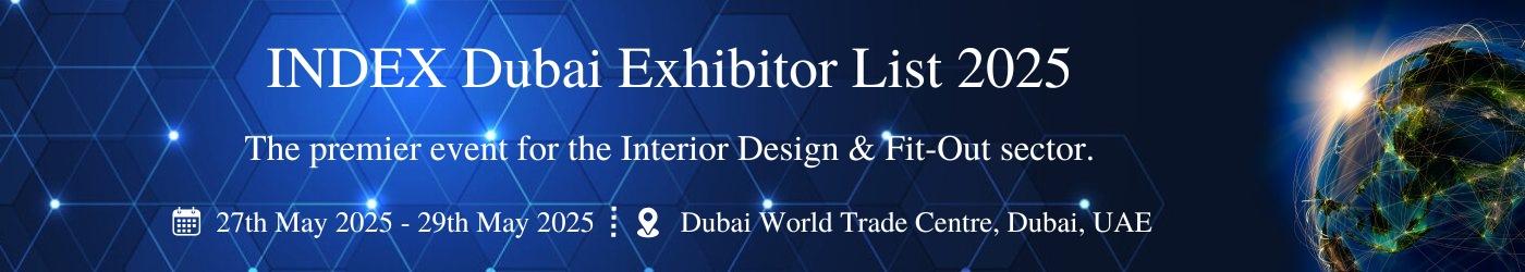 INDEX Dubai Exhibitor List