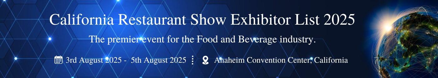 California Restaurant Show Exhibitor List