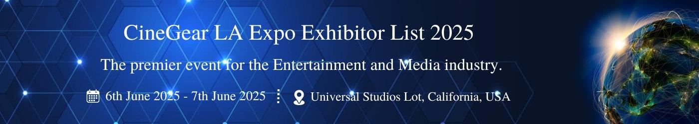 CineGear LA Expo Exhibitor List