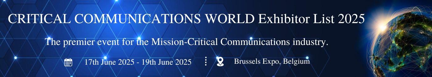 CRITICAL COMMUNICATIONS WORLD Exhibitor List