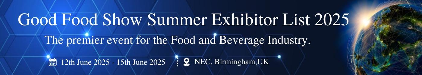Good Food Show Summer Exhibitor List