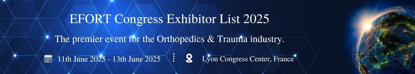 EFORT Congress Exhibitor List
