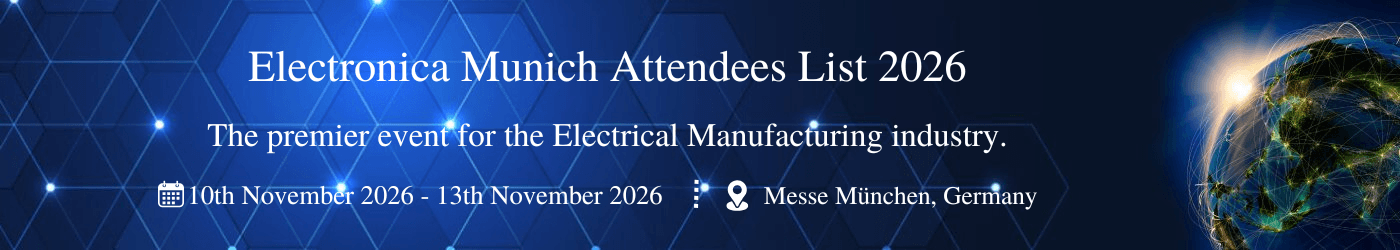 Electronica Munich Attendees List