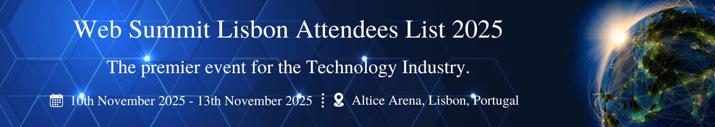 Web Summit Lisbon Attendees List