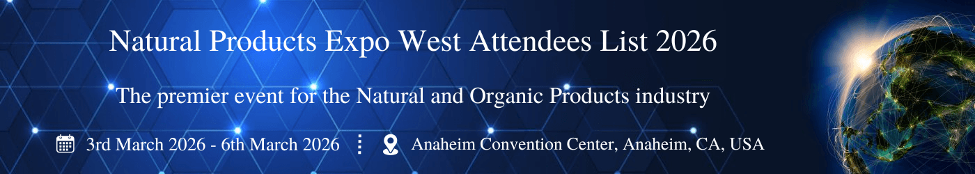 Natural Products Expo West Attendees List