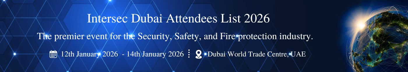 Intersec Dubai Attendees List