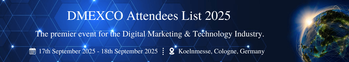 DMEXCO Attendees List