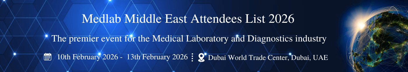 Medlab Middle East Attendees List (WHX Labs Attendees List)