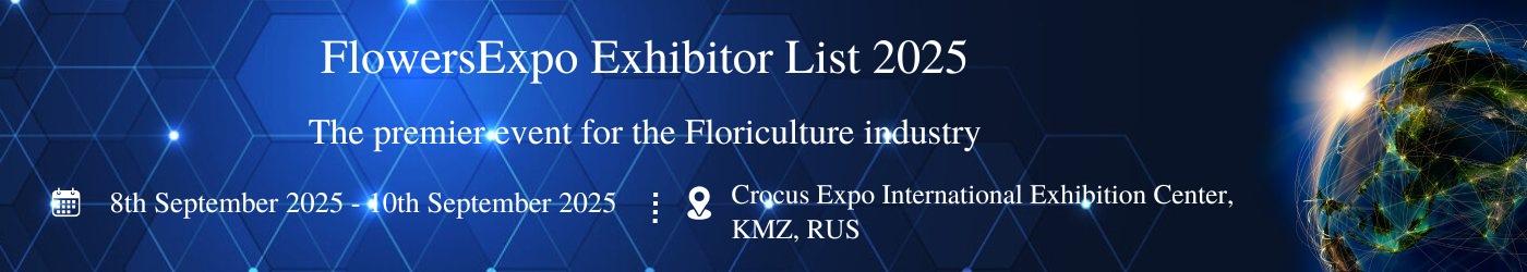 FlowersExpo Exhibitor List