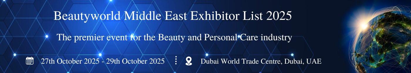 Beautyworld Middle East Exhibitor List