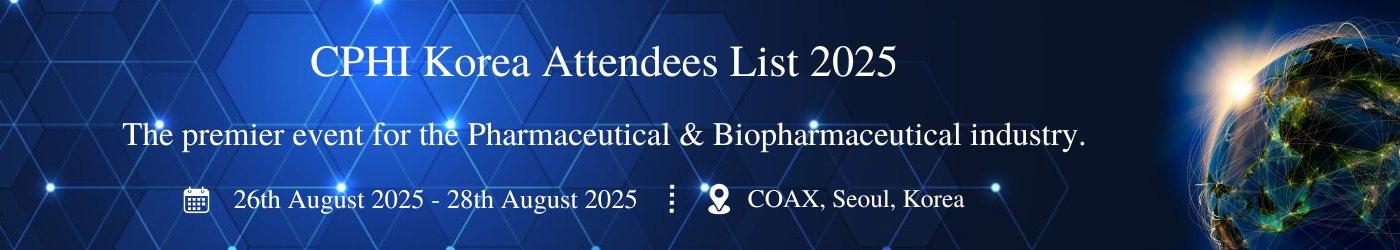 CPHI Korea Attendees List