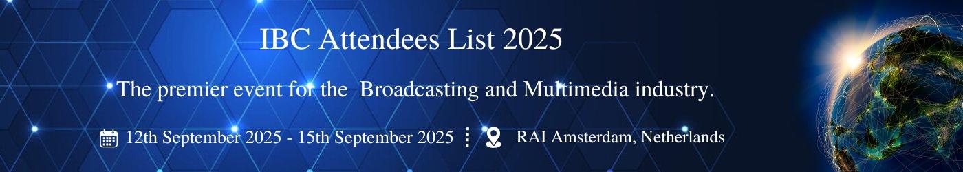 IBC Attendees List