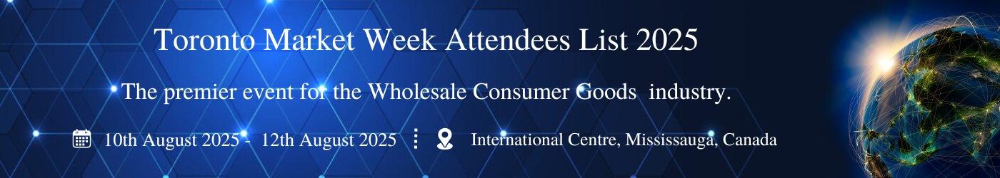 Toronto Market Week Attendees List