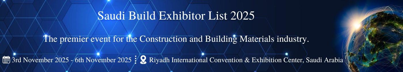 Saudi Build Exhibitor List