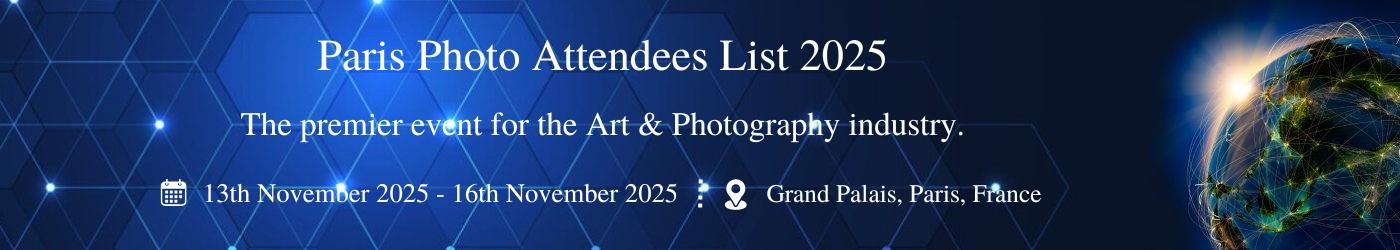 Paris Photo Attendees List