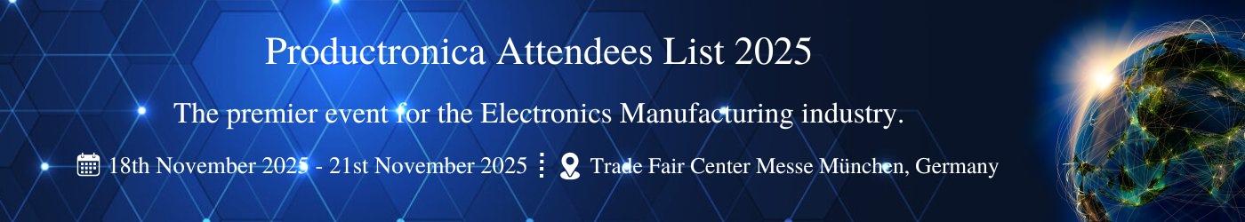 Productronica Attendees List