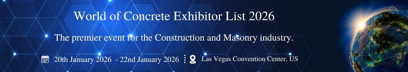 World of Concrete Exhibitor List