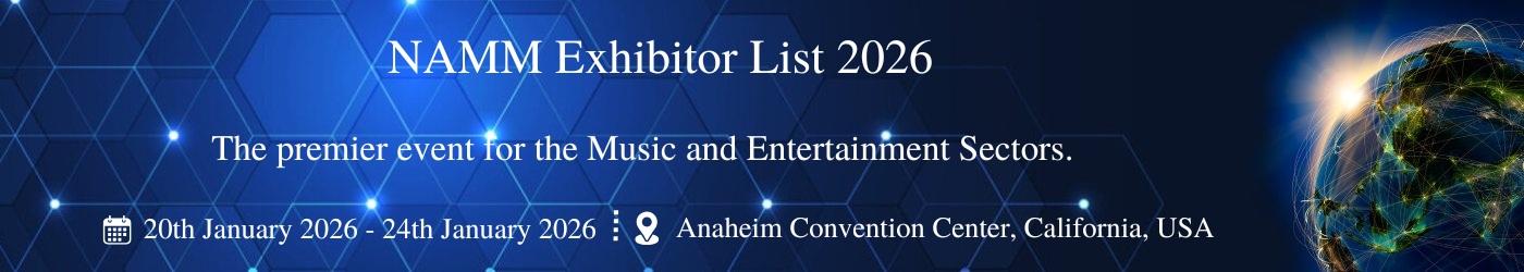 NAMM Exhibitor List