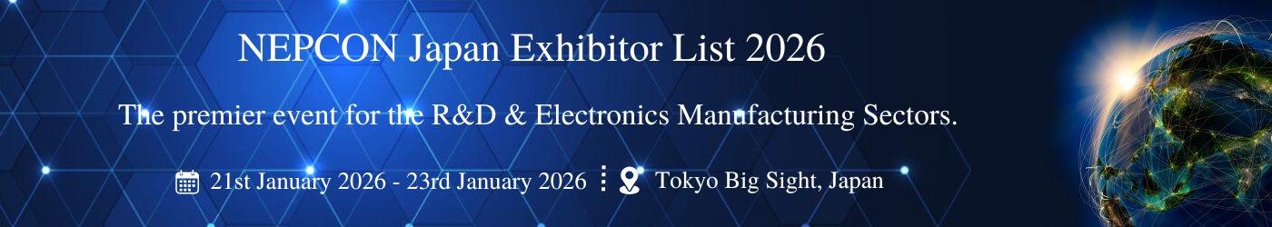 NEPCON Japan Exhibitor List