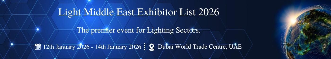 Light Middle East Exhibitor List