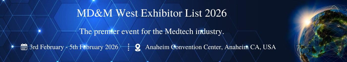 MD&M West Exhibitor List