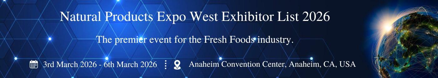 Natural Products Expo West Exhibitor List