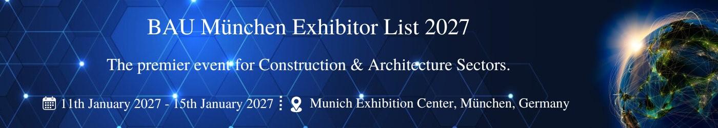 BAU Munchen Exhibitor List