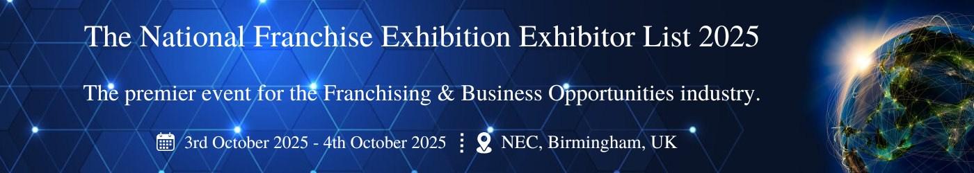 The National Franchise Exhibition Exhibitor List