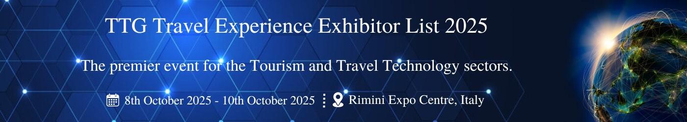 TTG Travel Experience Exhibitor List