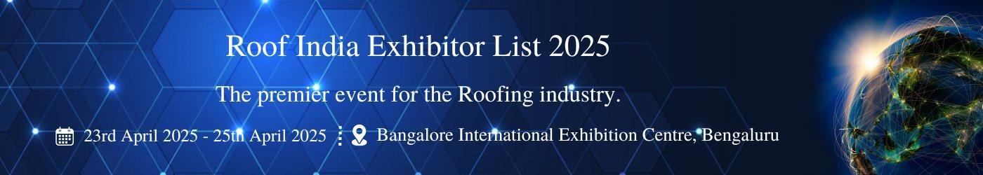 Roof India Exhibitor List