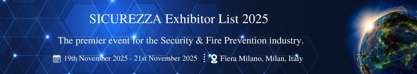 SICUREZZA Exhibitor List