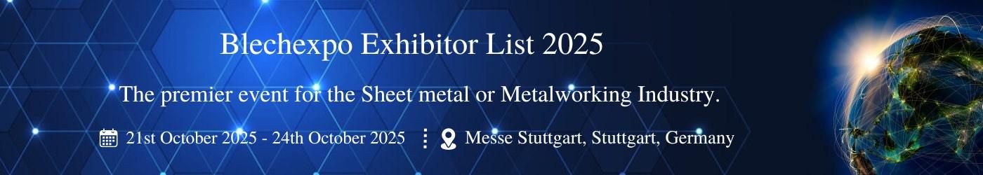 Blechexpo Exhibitor List 