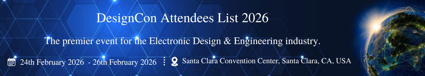 DesignCon Attendees List