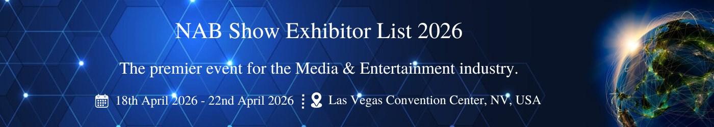 NAB Show Exhibitor List