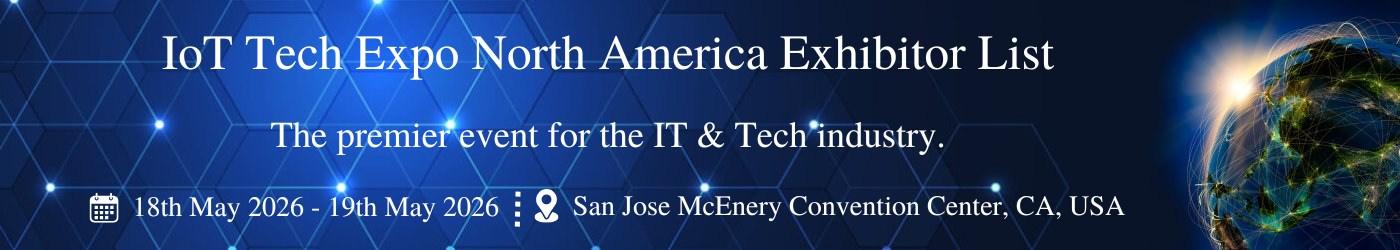 IoT Tech Expo North America Exhibitor List