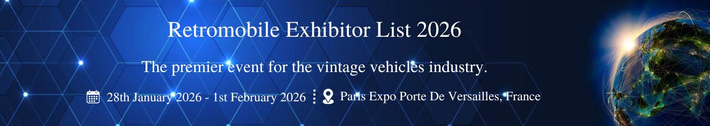 Retromobile Exhibitor List