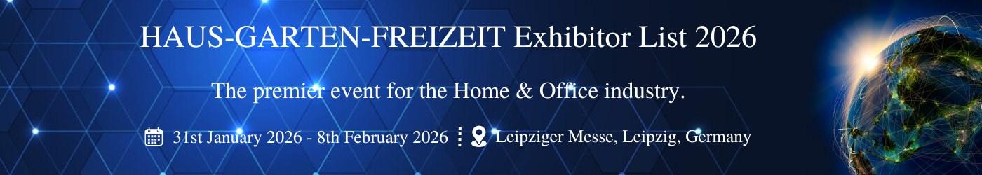 HAUS GARTEN FREIZEIT Exhibitor List