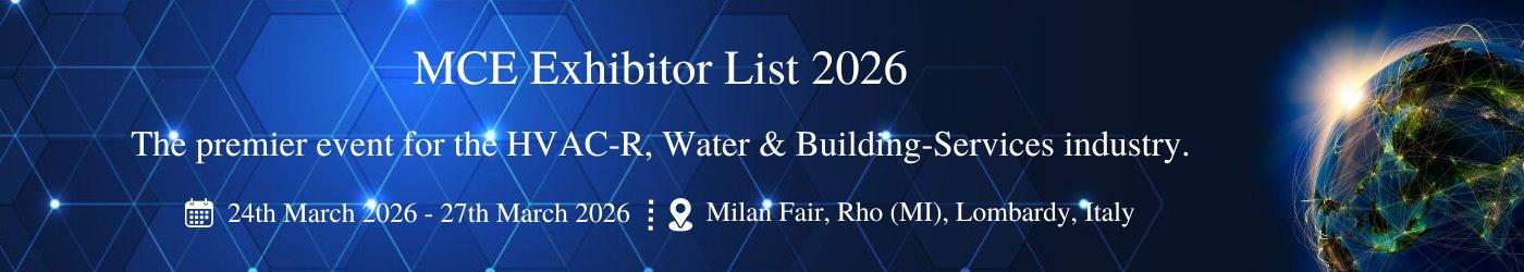 MCE Exhibitor List MCE Exhibitor List