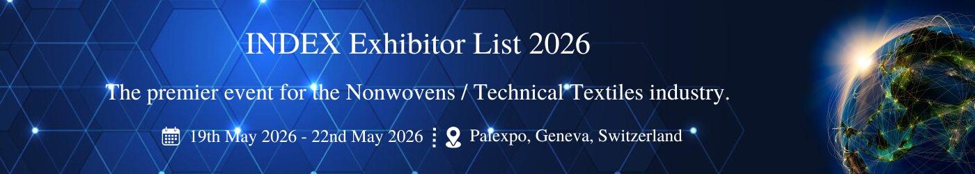 INDEX nonwovens Exhibitor List