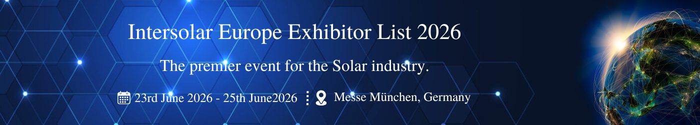 Intersolar Europe Exhibitor List