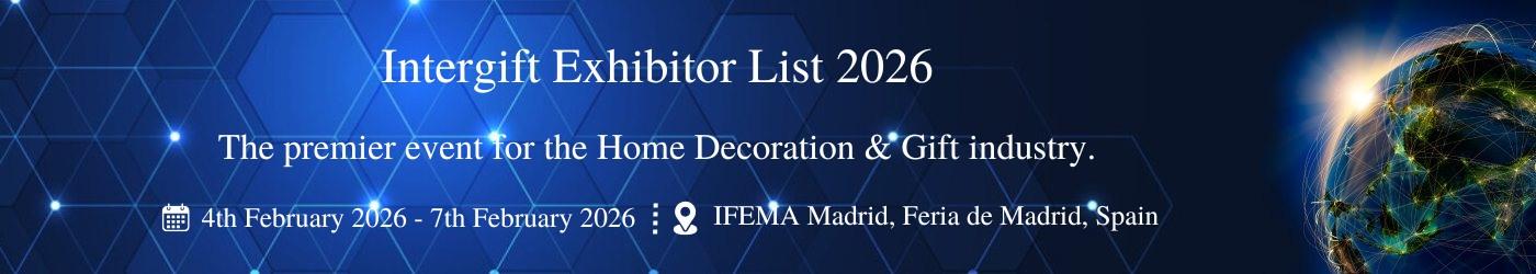Intergift Exhibitor List