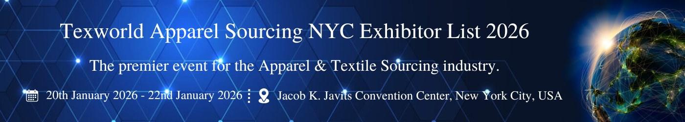 Texworld Apparel Sourcing NYC Exhibitor List