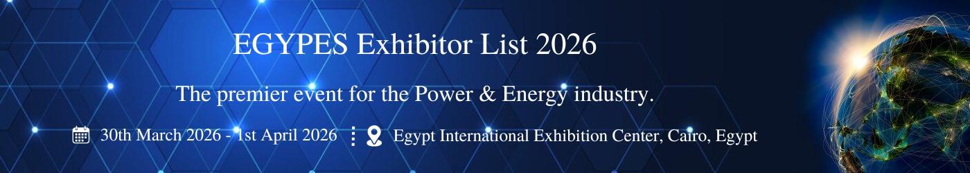EGYPES Exhibitor List