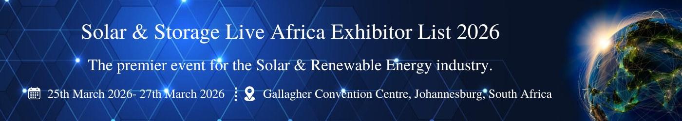 Solar & Storage Live Africa Exhibitor List