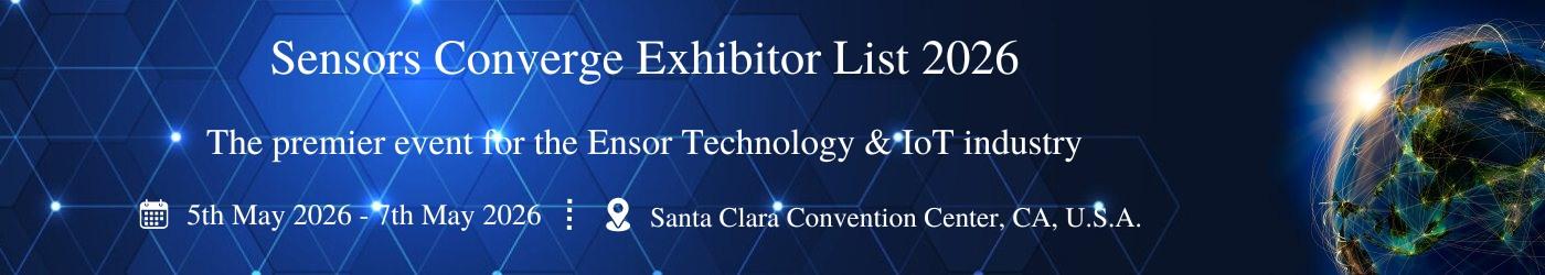 Sensors Converge Exhibitor List