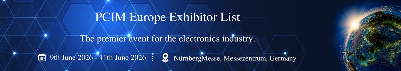 PCIM Europe Exhibitor List