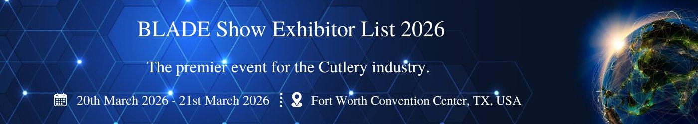 BLADE Show Exhibitor List